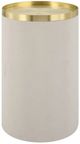 Uttermost® Circuit Brushed Brass Accent Table with White Base-0