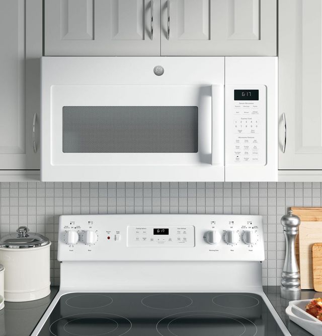 GE® Series 1.7 Cu. Ft. White Over The Range Sensor Microwave-2