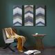 Olliix by INK+IVY Alpine Set of 3 Navy Gel Coated Canvas-5