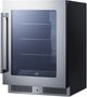 Summit® 24" 4.7 Cu. Ft. Stainless Steel Built-In Beverage Center-1