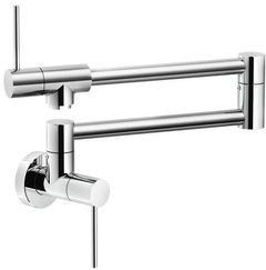 Franke Pescara Chrome Single Handle Wall Mounted Pot Filler Faucet