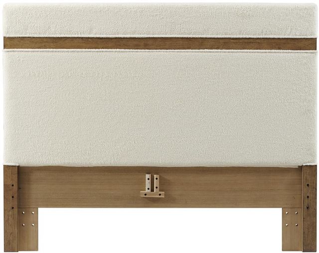 Riverside Furniture Bozeman Toasted Almond/White Queen Upholstered Bed-3