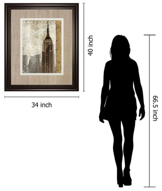 Classy Art Beige/Brown Autumn in New York by Mallett, K Wall Art-3