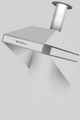 Vent-A-Hood® A Series 30" White Retro Style Wall Mounted Range Hood-1