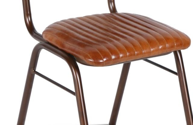 Home Trends & Design Wellington Antique Saddle Dining Side Chair-2