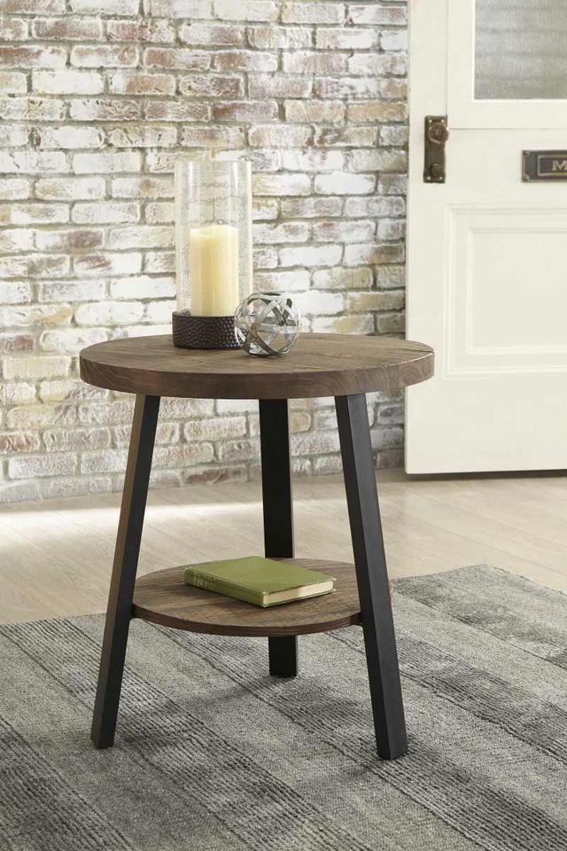 Signature Design by Ashley® Chanzen 2 Piece Black/Brown Living Room Table Set-2