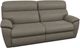 La-Z-Boy® Roman Gray Leather 2-Seat Manual Reclining Sofa-0