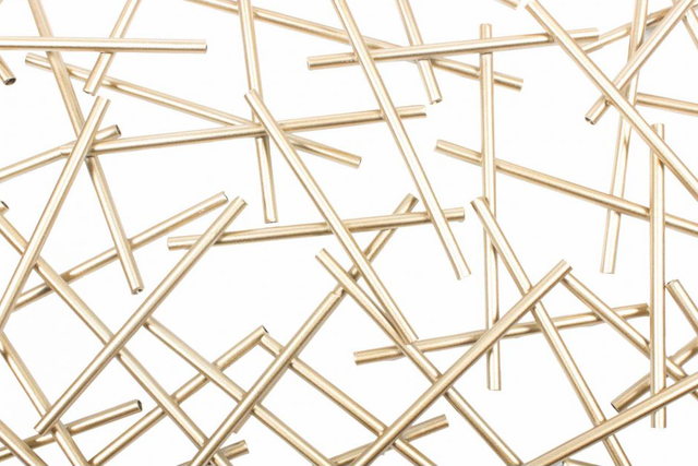 Moe's Home Collection Stix Gold Wall Decor-2