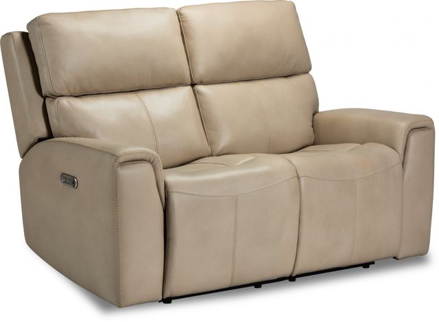 Flexsteel® Customizable Jarvis Power Reclining Loveseat with Power Headrests-0