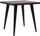 Jofran Inc. Prelude Walnut End Table with Black Base-0