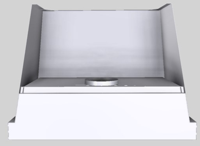 Vent-A-Hood® Designer Series 42" White Wall Mounted Range Hood-2
