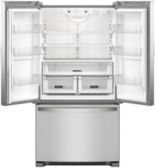 Whirlpool® 36" 20.0 Cu. Ft. Fingerprint Resistant Stainless Steel Counter Depth French Door Refrigerator-1