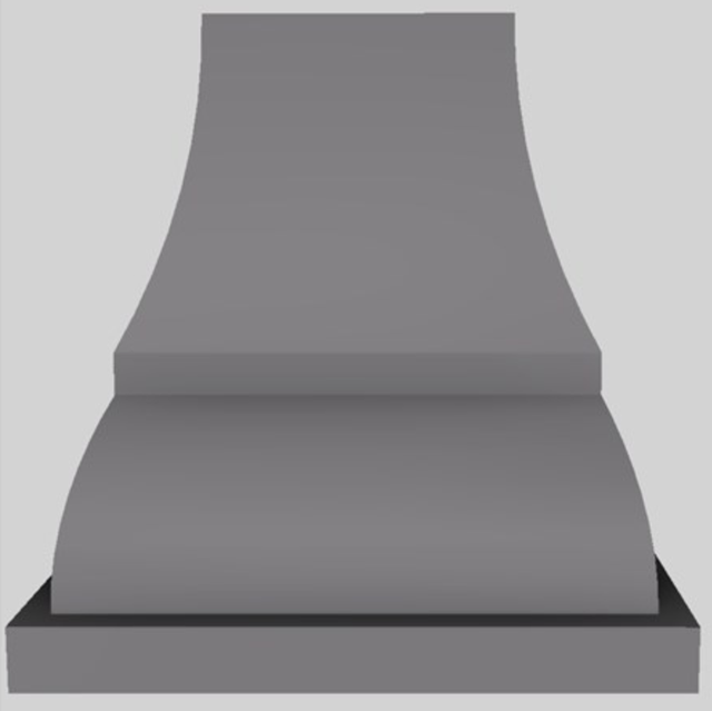 Vent-A-Hood® Designer Series 48" Gunsmoke Island Range Hood-4