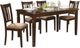Mazin Furniture Devlin 5-Piece Espresso Dining Table Set-0