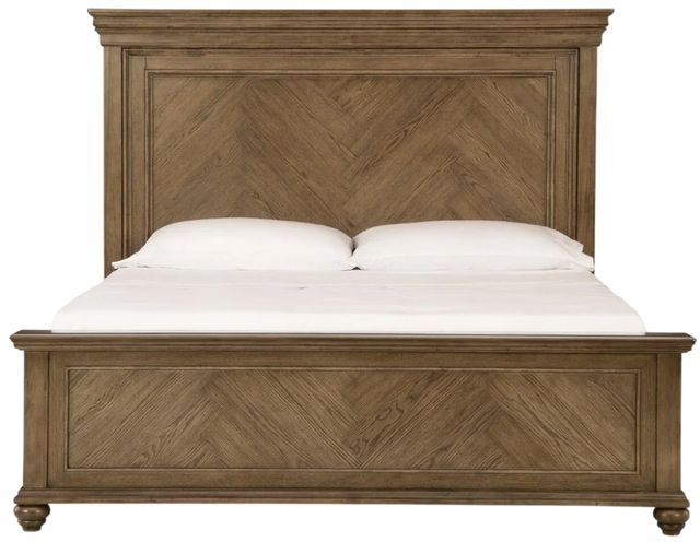 Signature Design by Ashley® Waynely Medium Brown King Panel Bed-2