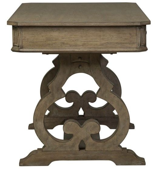 Liberty Furniture Simply Elegant Heathered Taupe Writing Desk-3