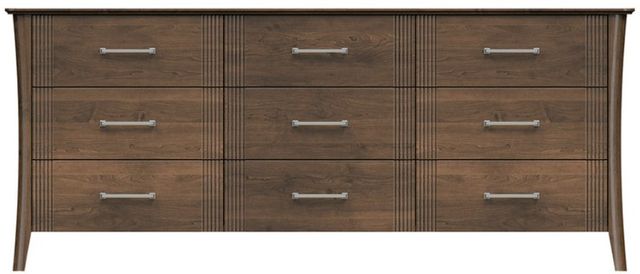 Country View Woodworking Westroom Bedroom Brown Maple 81" Dresser-0