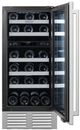 Marathon® 15" Stainless Steel Dual Zone Built-In Wine Cooler-2