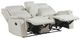 Homelegance® Dean Beige Double Manual Reclining Loveseat with Center Console-4
