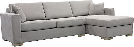 Edgewood Furniture Polo Cream Right-Arm Facing Sofa and Chaise-0
