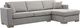 Edgewood Furniture Polo Cream Right-Arm Facing Sofa and Chaise-0