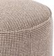 Four Hands Sinclair Taupe Round Ottoman-3