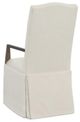Fairfield® Customizable Entree Dining Camel Tall Back Skirted Arm Chair-3