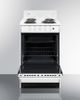 Summit® 20" White Freestanding Electric Range-1
