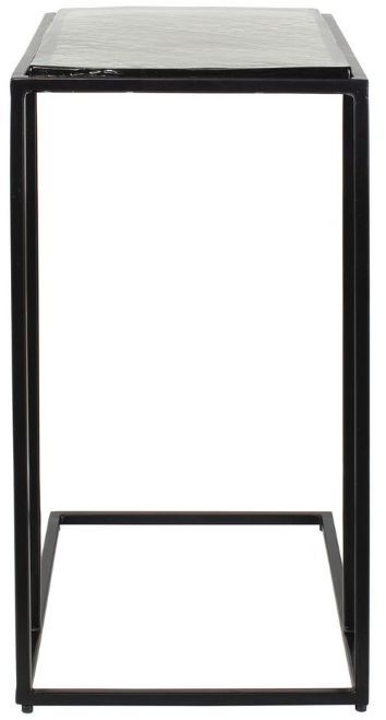 Uttermost® Mateo Black Glass Top Accent Table-4
