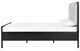 Four Hands Rosedale Ebony Oak/Knoll Sand Queen Panel Bed-2