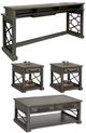 Parker House® Sundance 4-Piece Smokey Gray Console Table Set-0