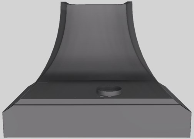Vent-A-Hood® Designer Series 42" Gunsmoke Wall Mounted Range Hood-3