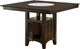 Coaster® Gabriel 7-Piece Beige Storage Counter Height Dining Set with Cappuccino Base-1