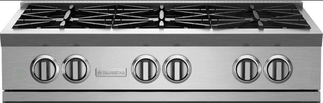 BlueStar® RNB Series 36" Stainless Steel Natural Gas Rangetop-0