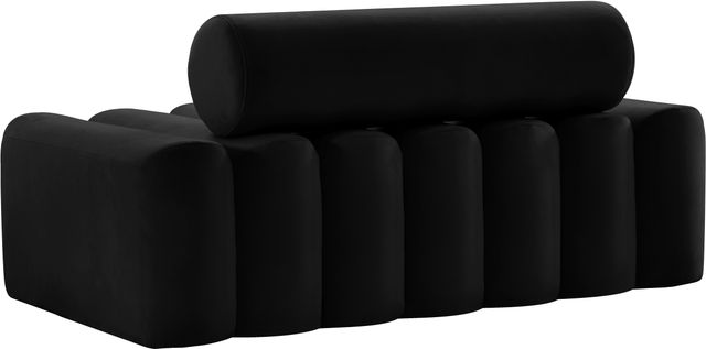 Meridian Furniture Melody Black Velvet Loveseat-1