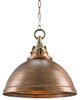 Currey & Company Admiral Antique Brass/Copper Pendant-0