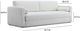 TOV Furniture Ryan Off-White Sleeper Sofa-1