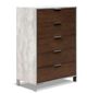 VIG Furniture Nova Domus Dark Walnut Concrete Chest-0