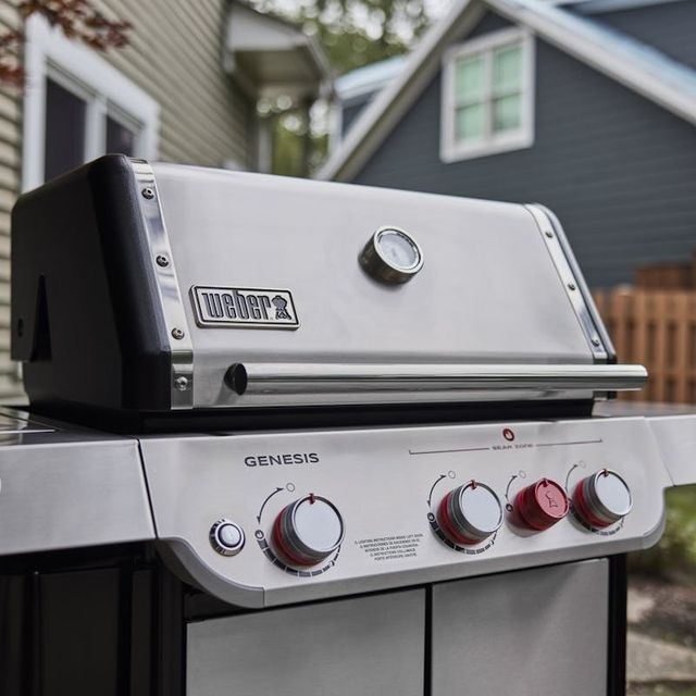 Weber® Genesis S-335 3-Burner Stainless Steel Freestanding Liquid Propane Grill-2