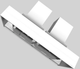 Vent-A-Hood® 60" White Contemporary Island Range Hood-4