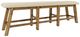 Jofran Inc.Telluride 6-Piece Gold Counter Dining Set-3