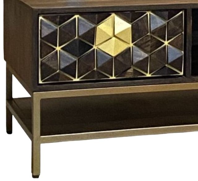 Jaipur Furniture Pintu Brown Coffee Table-1