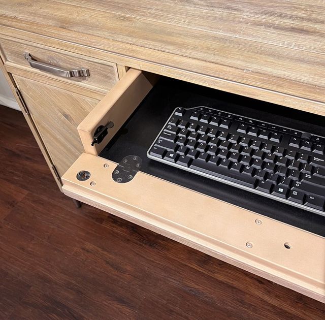 aspenhome® Maddox Biscotti 66" Executive Desk-3