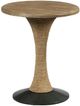 Kincaid Furniture Modern Forge Sandy Brown End Table with Black Base-0