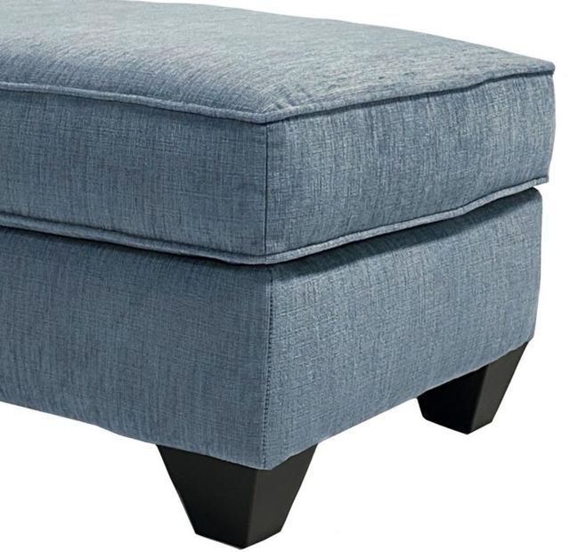 Albany Industries Clearview Blue Ottoman-1
