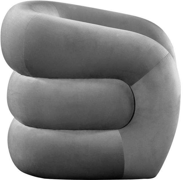 Meridian Furniture Roxbury Grey Velvet Accent Chair-2