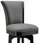 Armen Living Raleigh Gray 30" Swivel Bar Stool-3