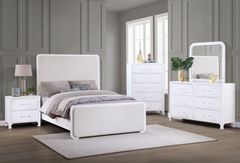 Coaster® Anastasia 5-Piece Pearl White Queen Bedroom Set