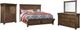 Signature Design by Ashley® Lakeleigh 4-Piece Brown Queen Panel Bed Set-0