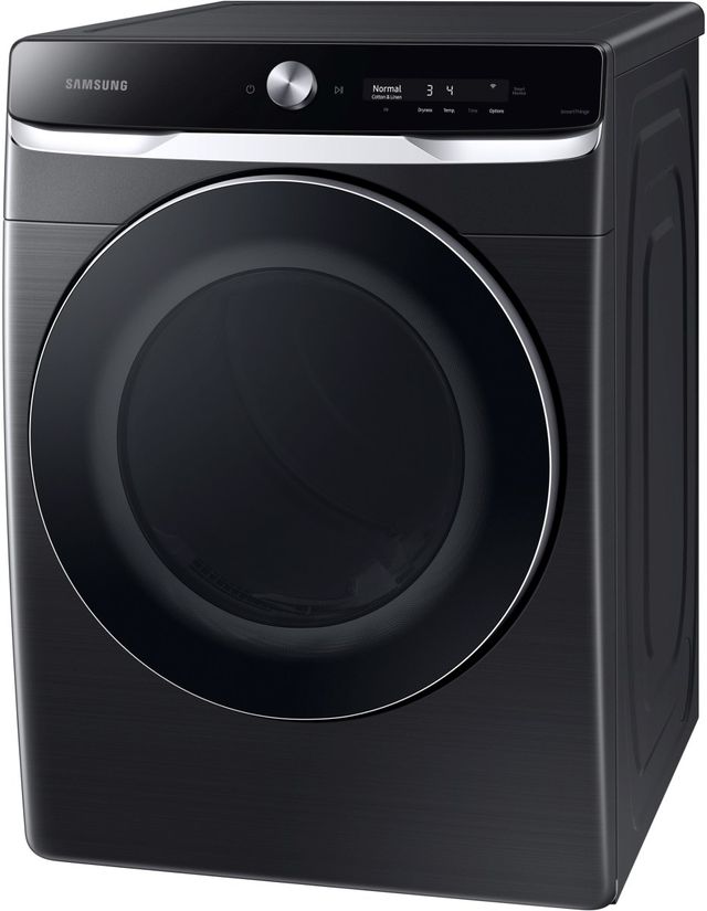 Samsung 7.5 Cu. Ft. Brushed Black Front Load Gas Dryer-1